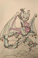 Christmas Lights Dragon